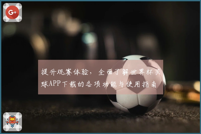 提升观赛体验，全面了解世界杯买球APP下载的各项功能与使用指南
